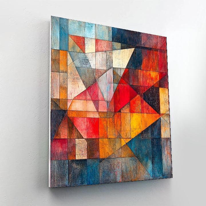 Paul Klee Inspired Rhythm Of Forms  Paint By Numbers