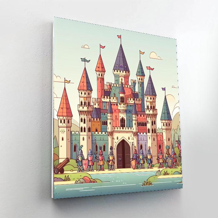 Kingdom Of Castles Paint By Numbers