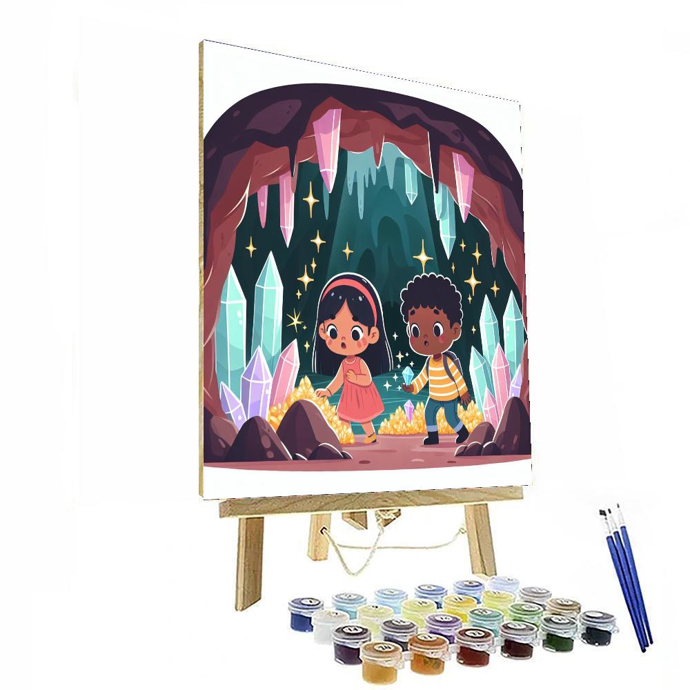 Crystalline Cave Quest Numbered Painting Kits