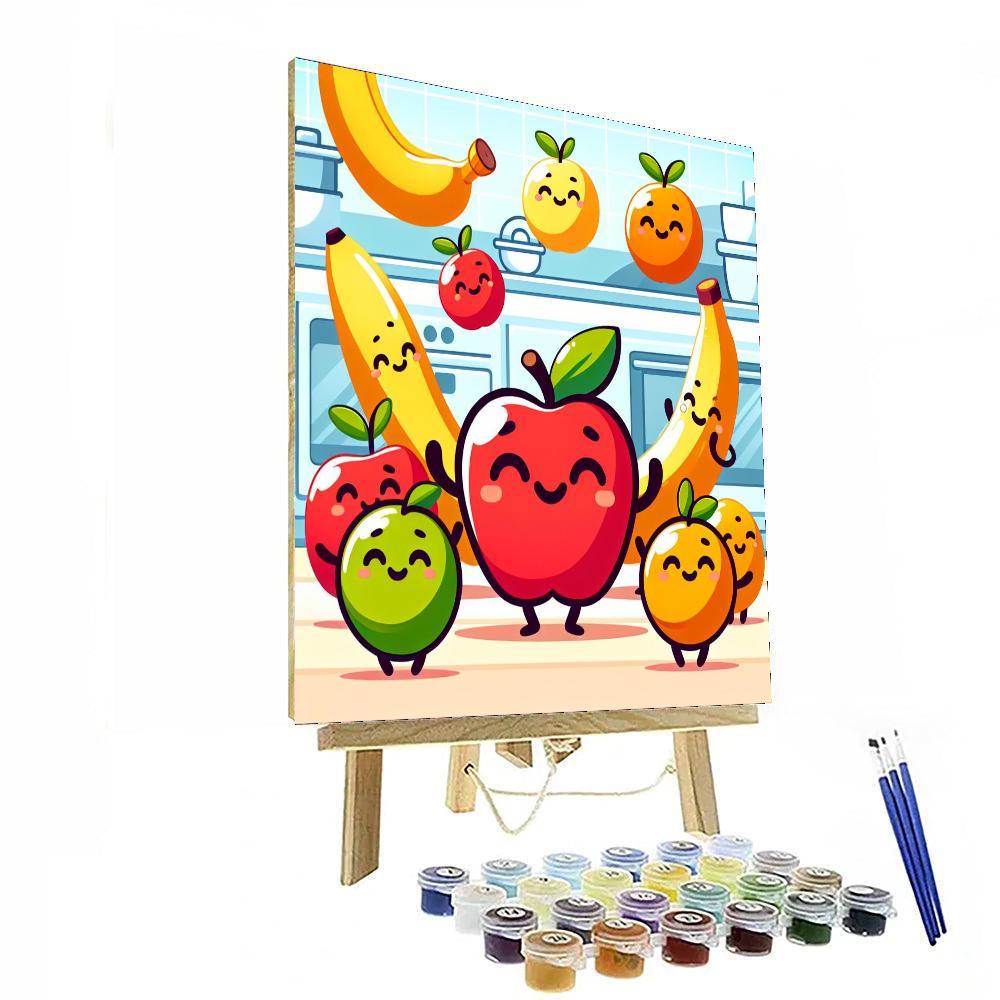 Funky Fruit Parade Paint By Color