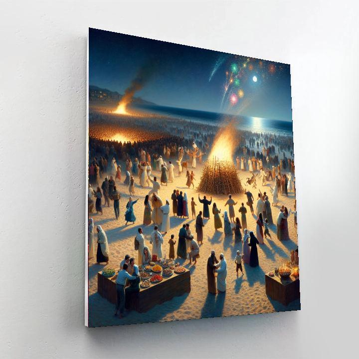 Sant Joan Festival - Barcelona Paint By Numbers