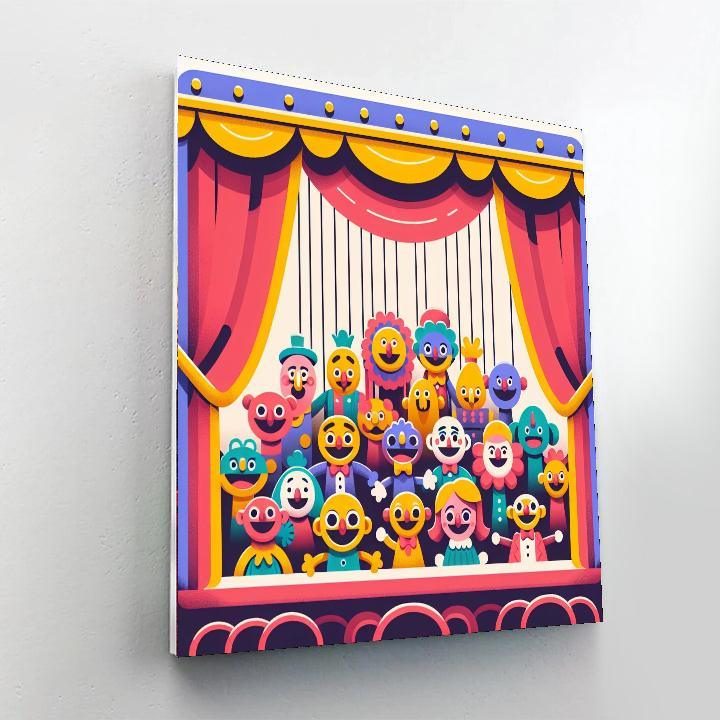Puppet Theater Production Paint By Numbers Kits