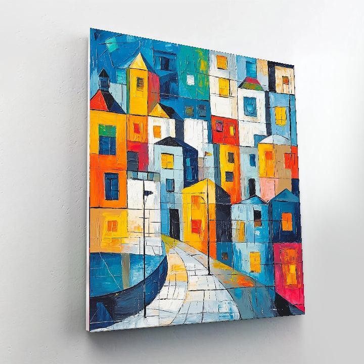 Pablo Picasso Inspired Picasso's Rhythmic City  Numbered Painting Kits