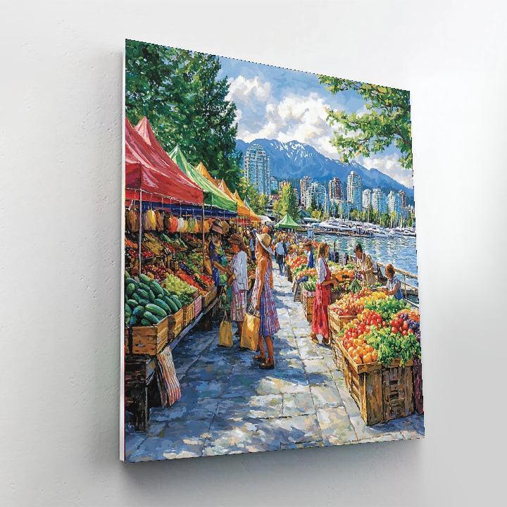 Granville Island - Vancouver Paint By Number