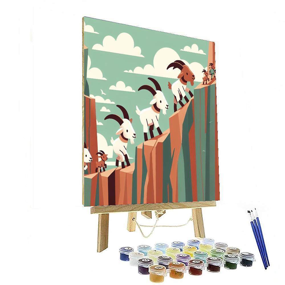 Canyon Climb Chronicles Paint By Color