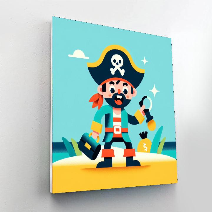 Seaside Pirate Expedition Painting Number Kit