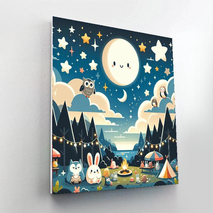 Dreamy Nighttime Stories Painting Number Kit