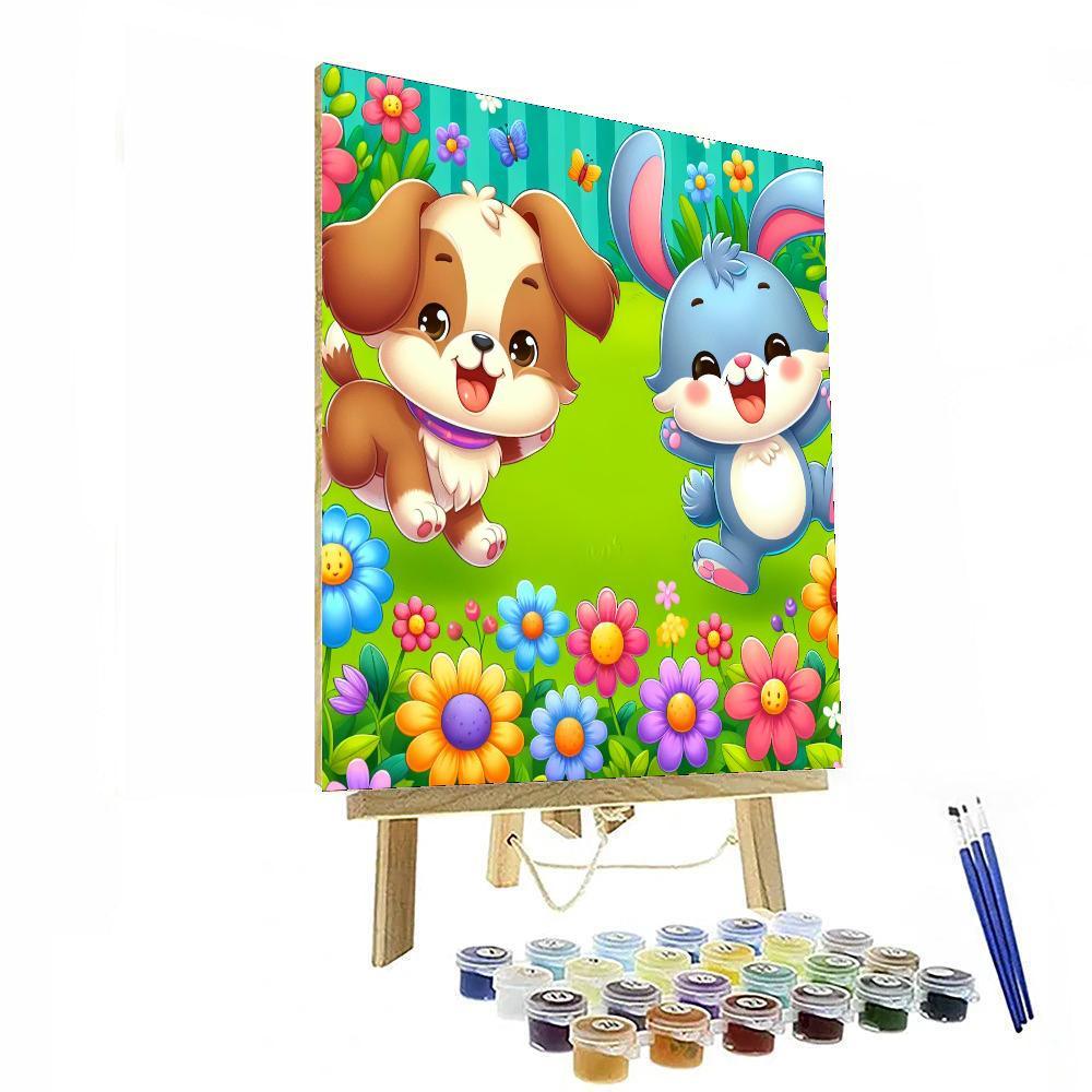 Cute Pet Adventure Paint By Color