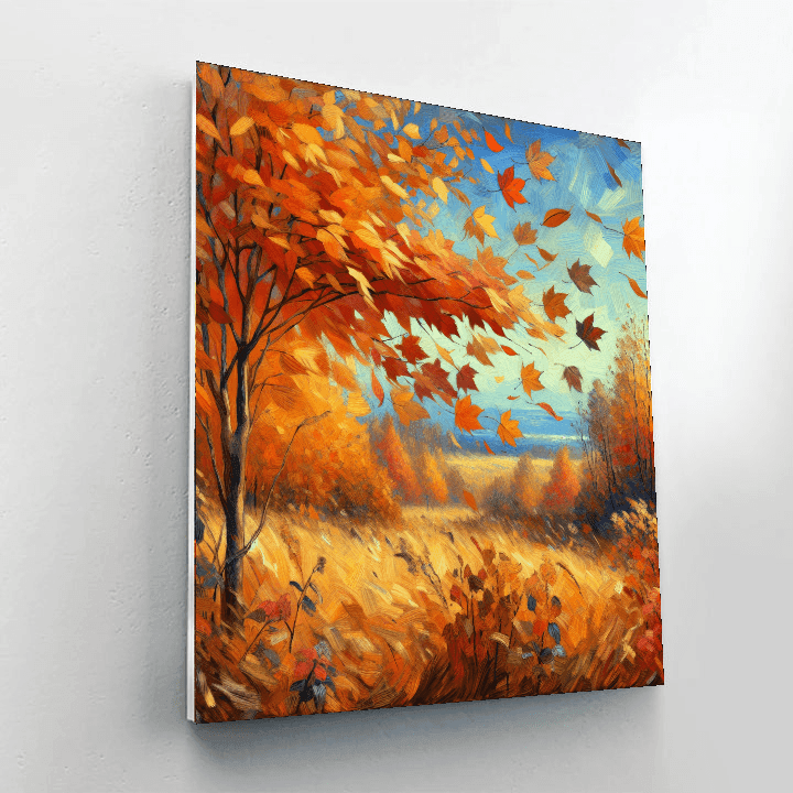 Golden Autumn Glow Paint By Numbers Kits