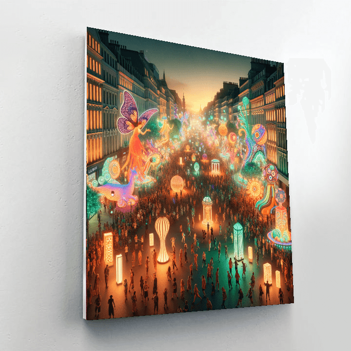 Luminaria Festival - San Antonio DIY Paint By Numbers