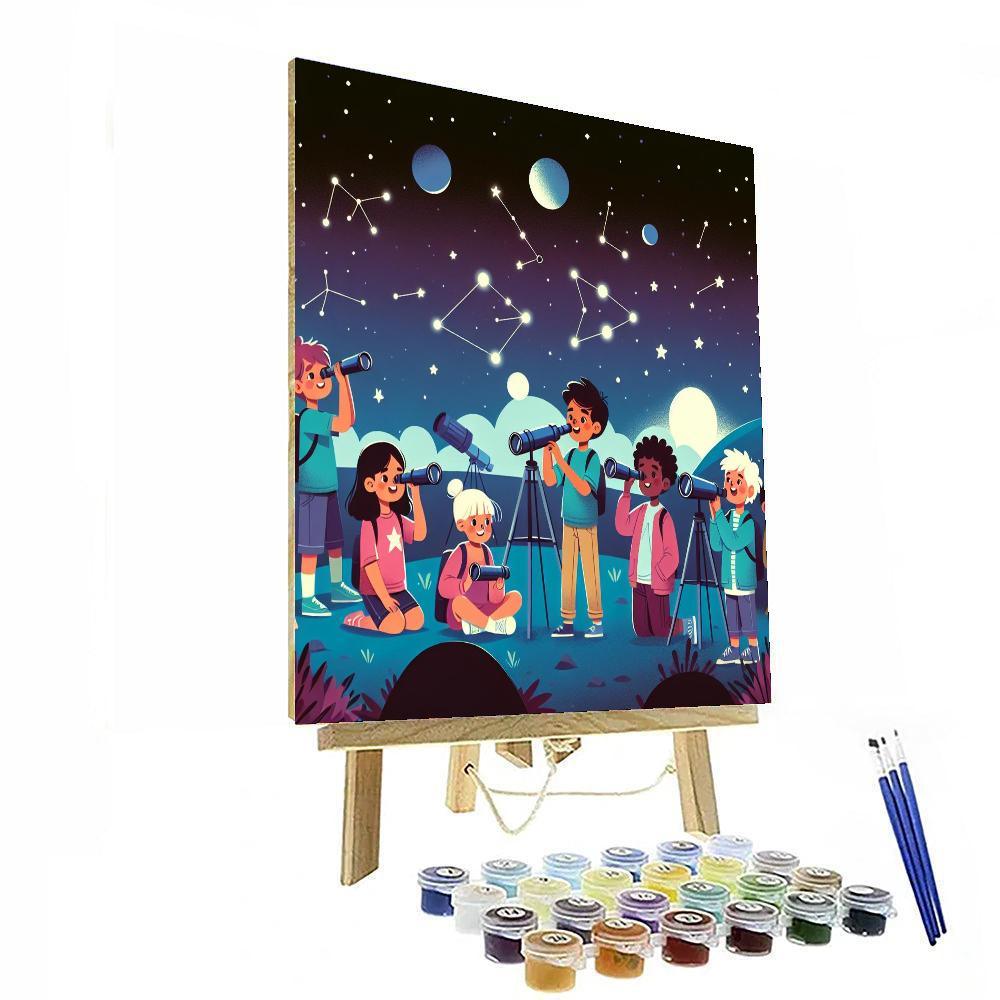 Starry Sky Explorers Painting By Numbers Kit