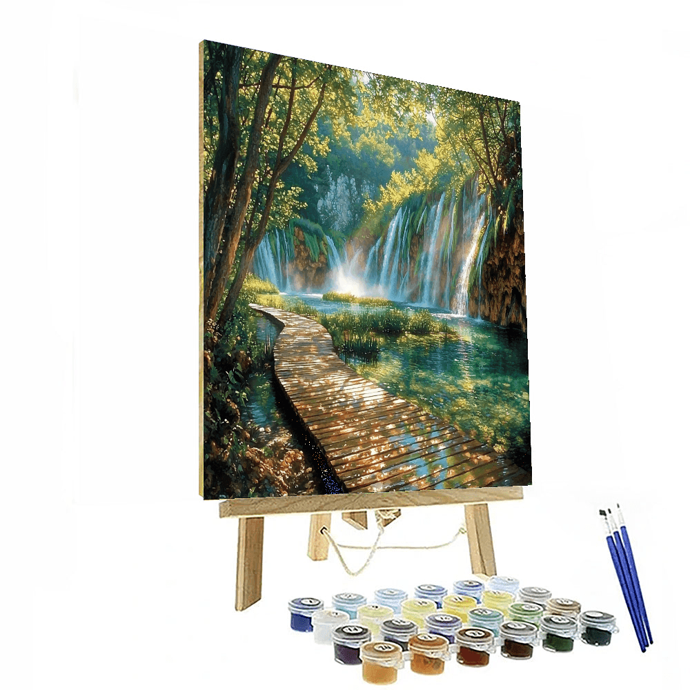 Plitvice Lakes National Park - Croatia DIY Paint By Numbers