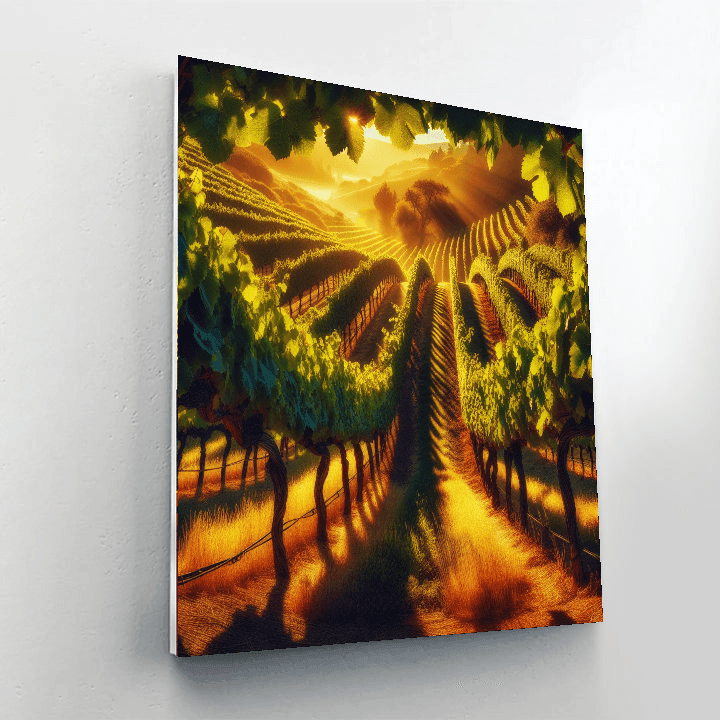 Rustic Vineyard Afternoon Paint By Number