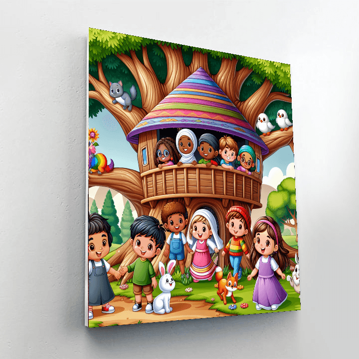 Magic Treehouse Paint By Number