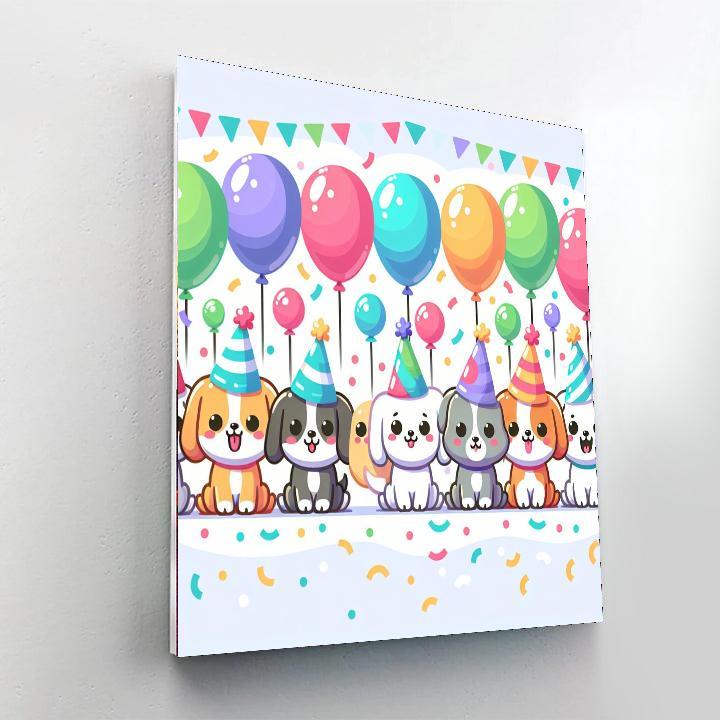 Puppy Parade Adventure Paint By Color