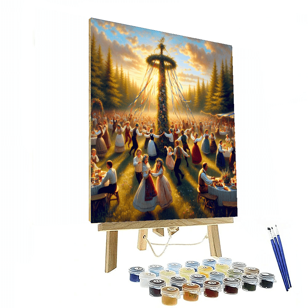 Midsummer's Eve - Sweden Paint By Numbers Art