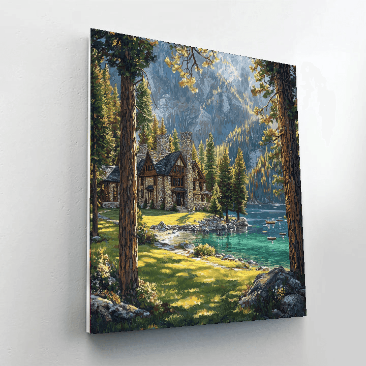 Vikingsholm Painting Number Kit