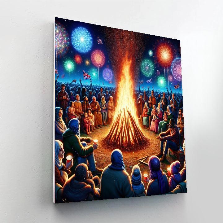 Bonfire Night - Uk Paint By Numbers Kits