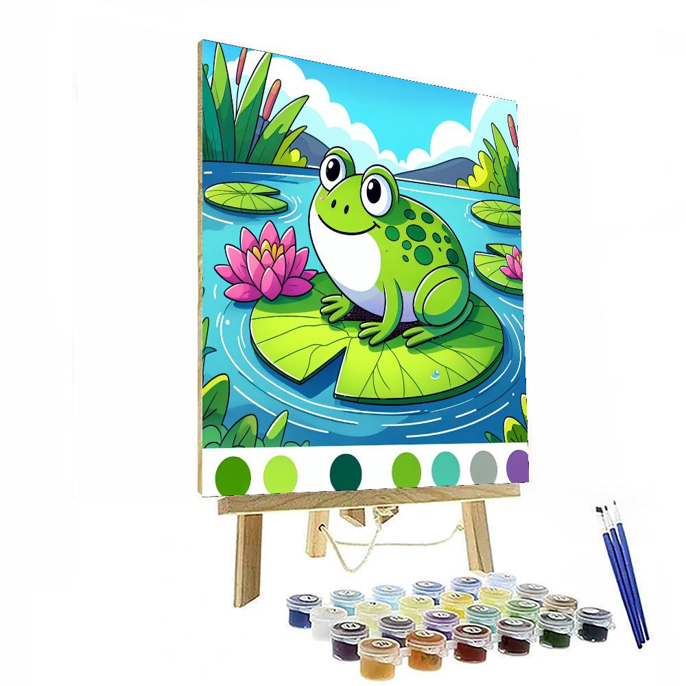 Eco-explorer Frog Adventure Painting By Numbers Kit