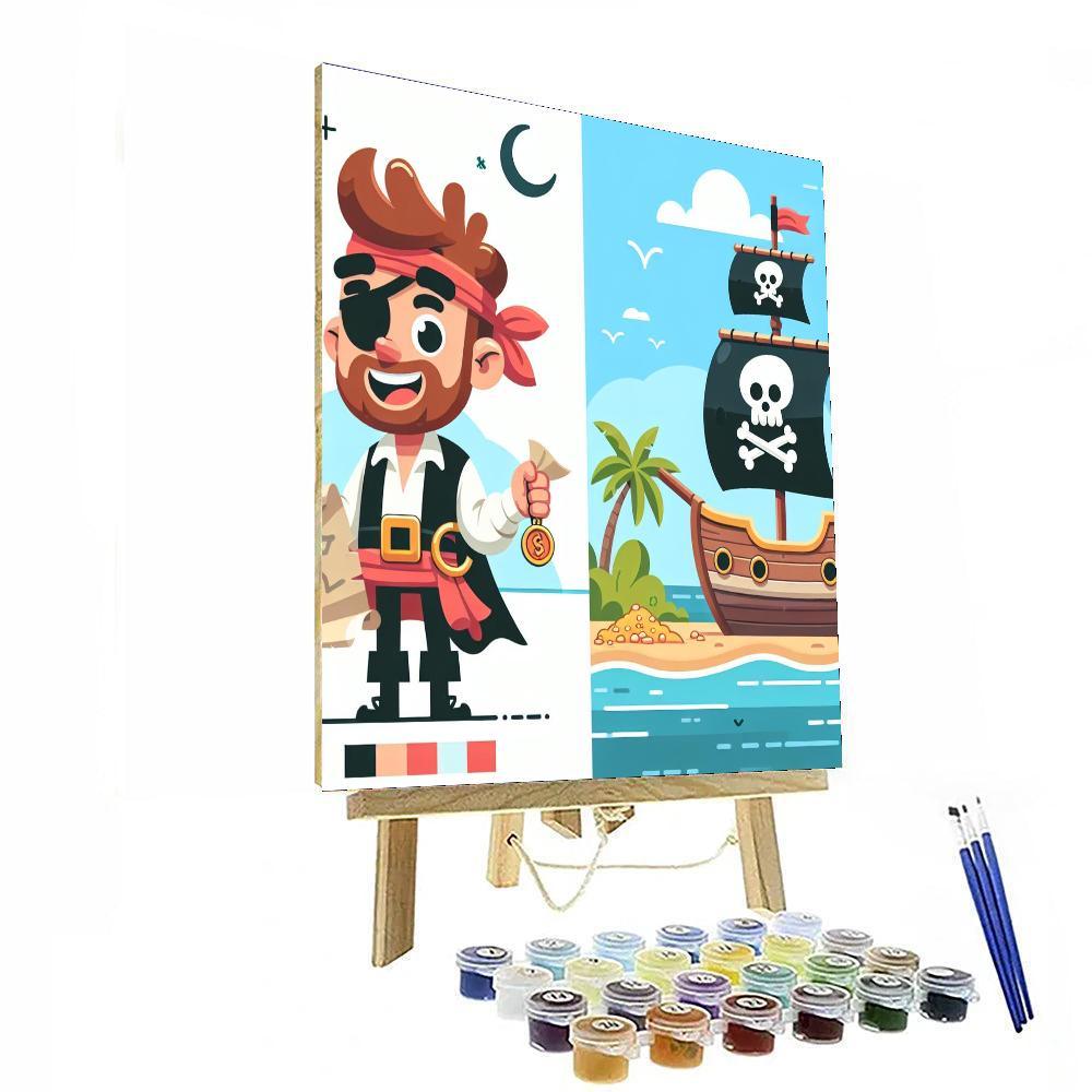 Adventure On Pirate Island DIY Paint By Numbers