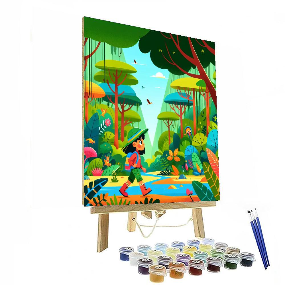 Explorer's Rainforest Expedition Numbered Painting Kits
