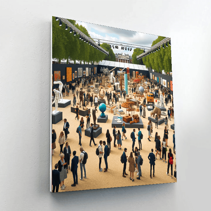 Frieze Art Fair - United Kingdom Numbered Painting Kits