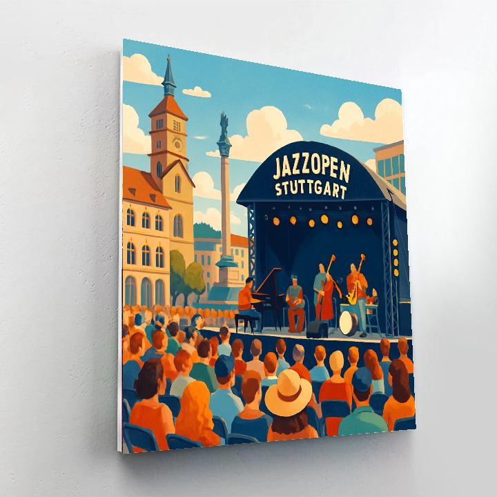 Jazzopen Stuttgart - Stuttgart, Germany Painting Number Kit