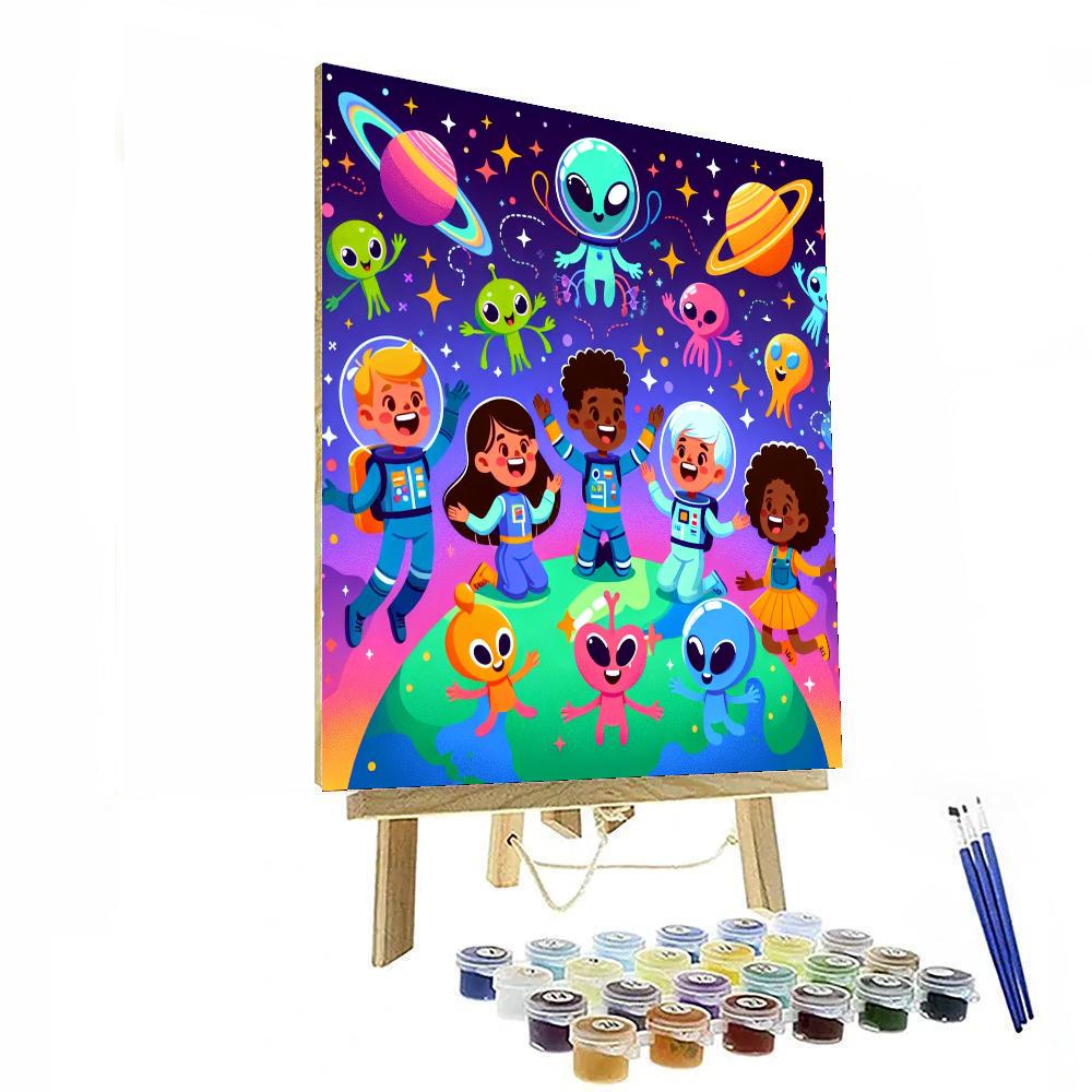 The Great Space Quest DIY Paint By Numbers