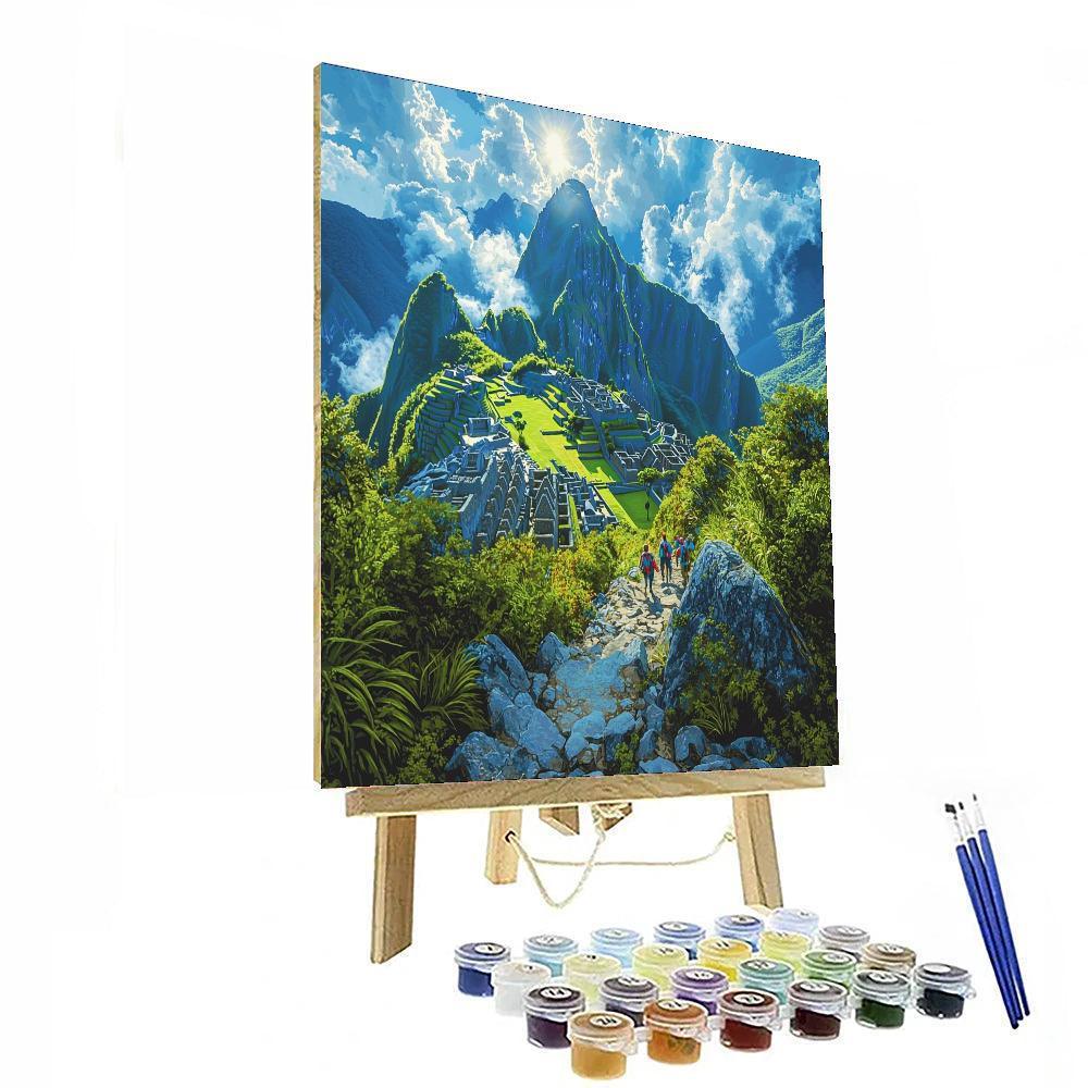 Machu Picchu Mountain - Peru Paint By Number