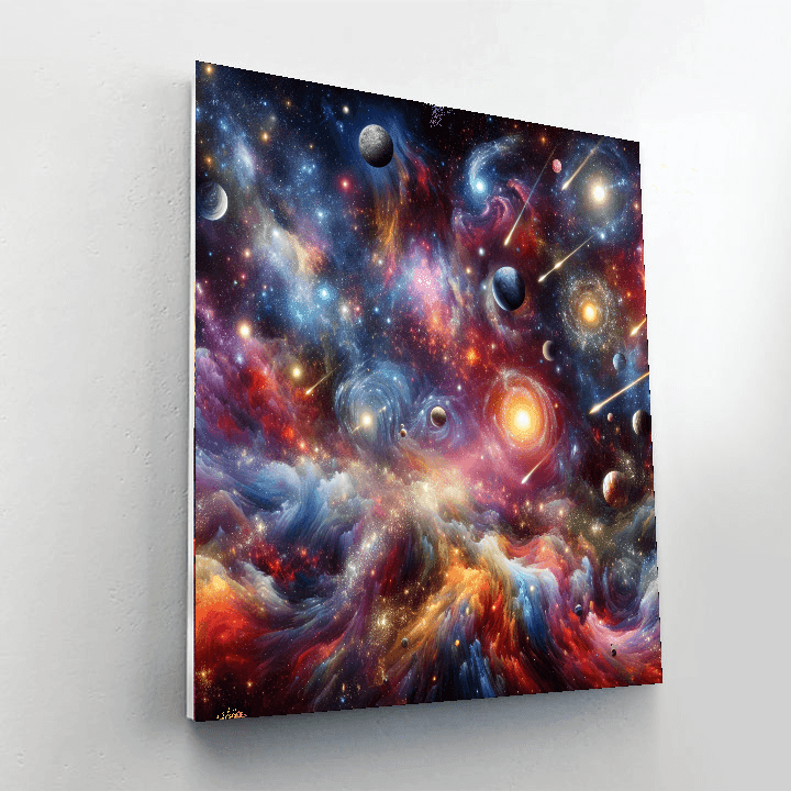 Cosmic Journey Through Space Numbered Painting Kits