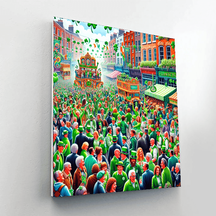 Shamrock Festival DIY Paint By Numbers