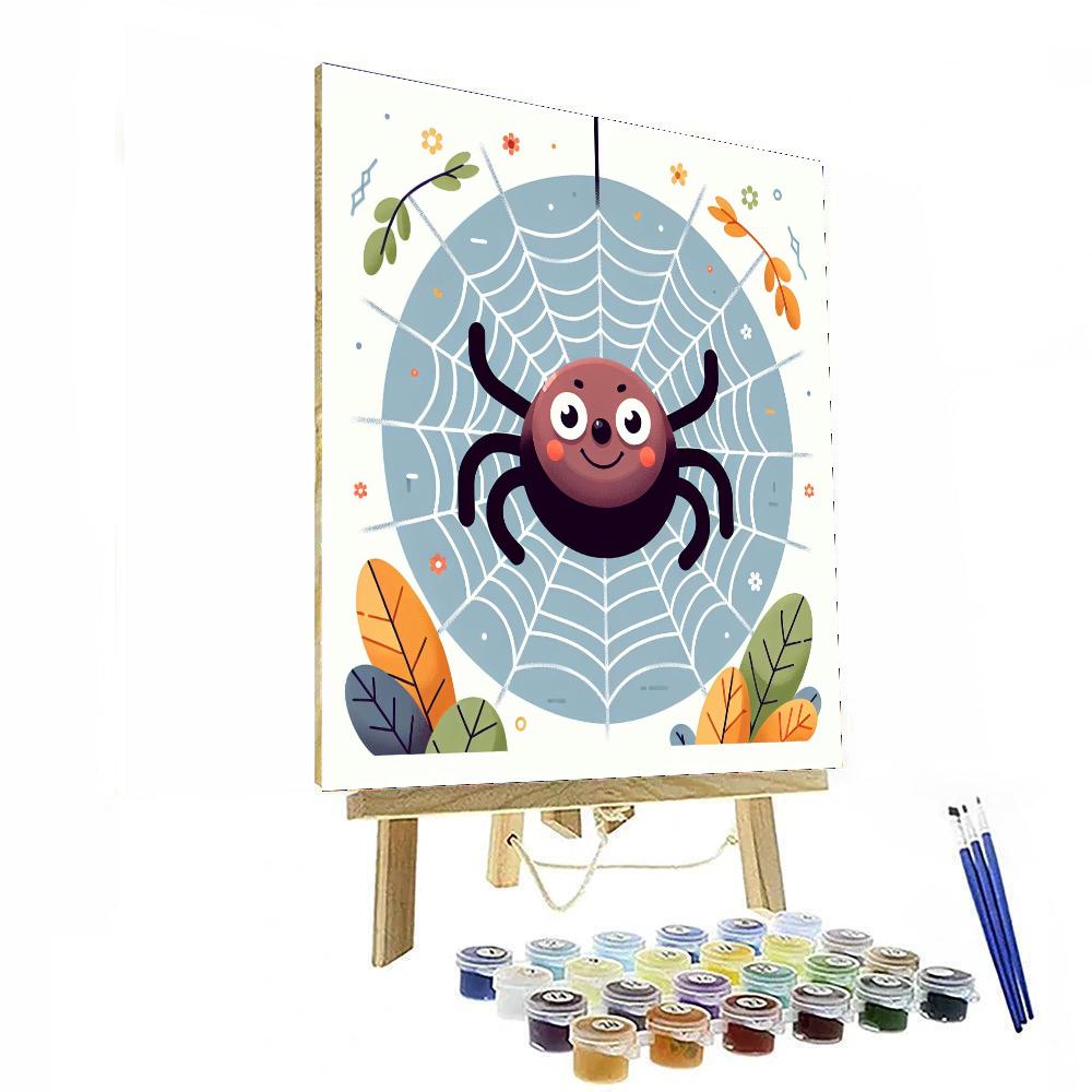Friendly Spider Number Painting