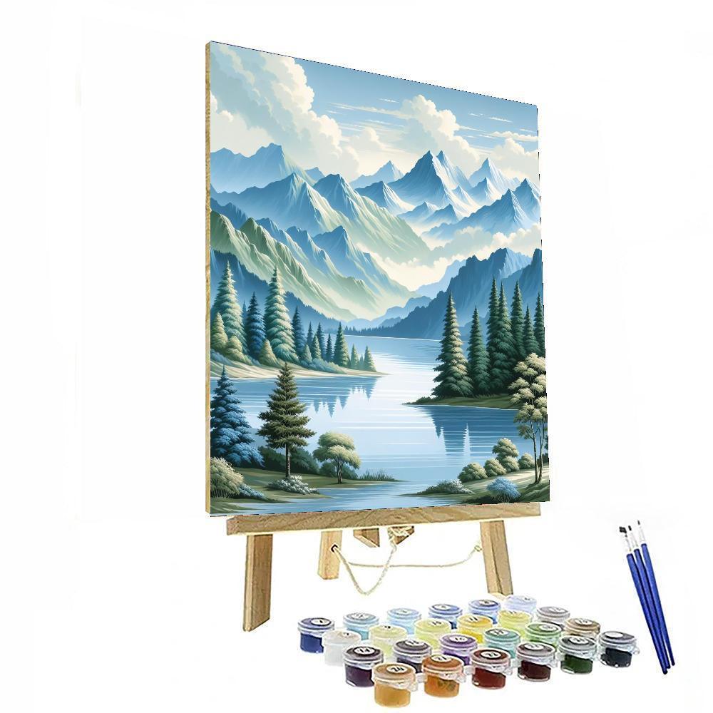 Glistening Crystal Waters Paint By Numbers Kits