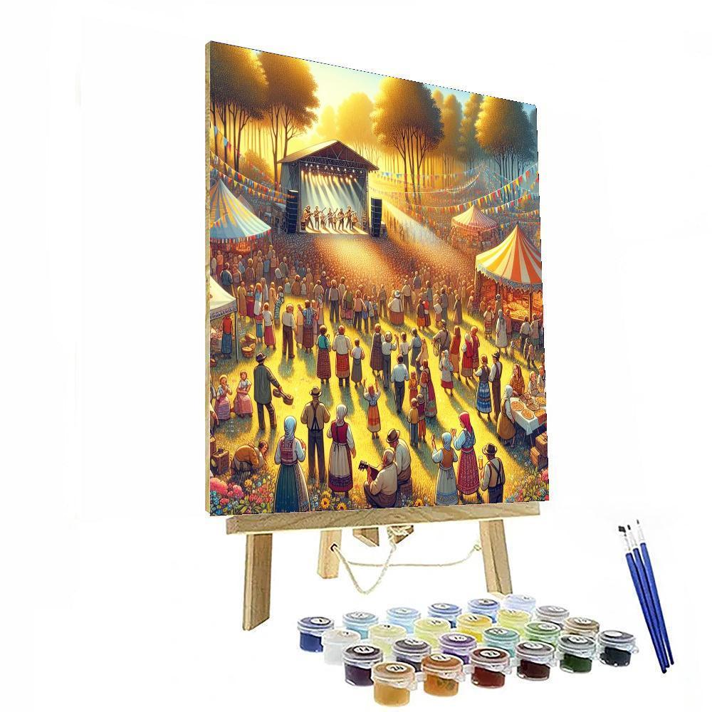 Folk Fest Paint By Numbers