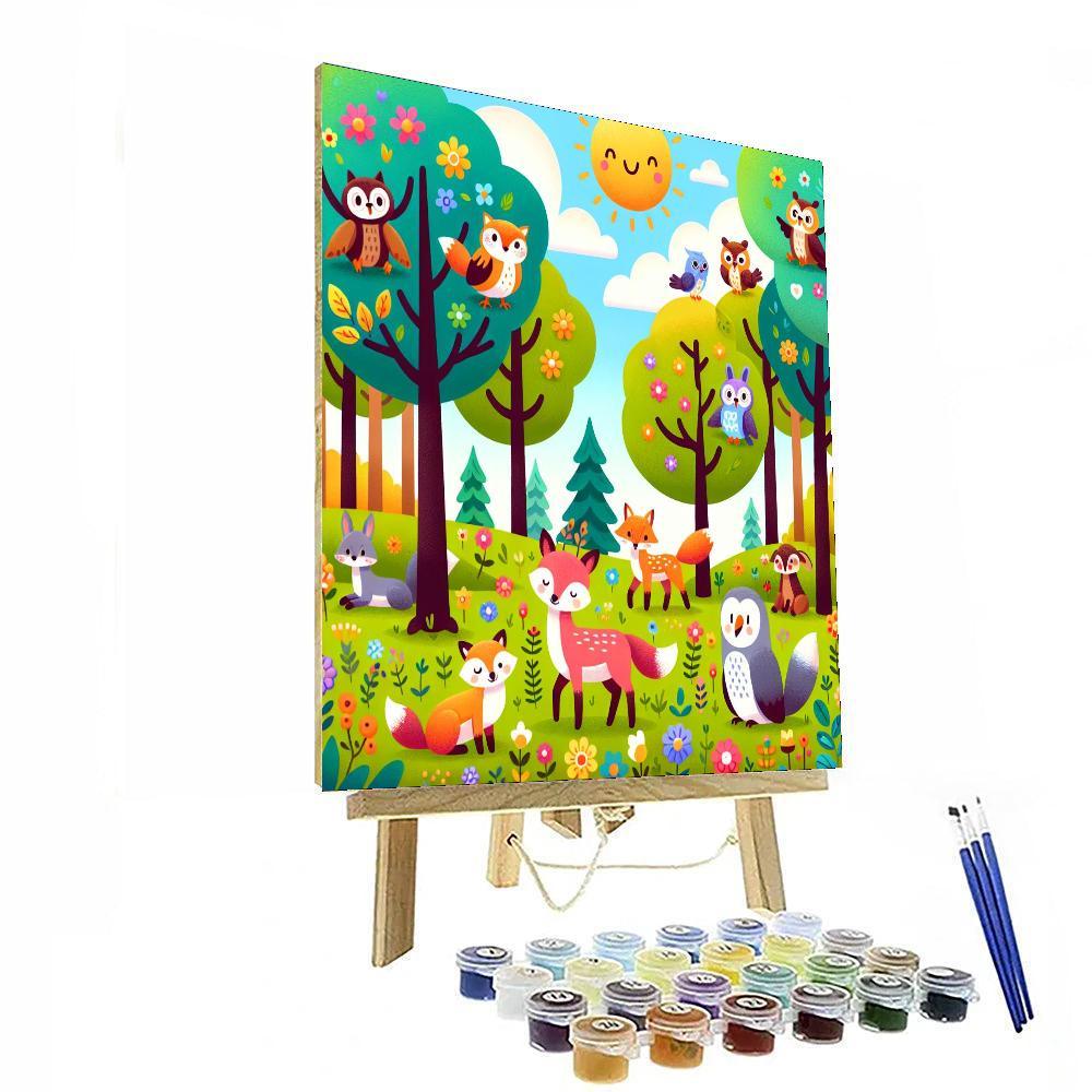 Fairytale Forest Frolics Paint By Color