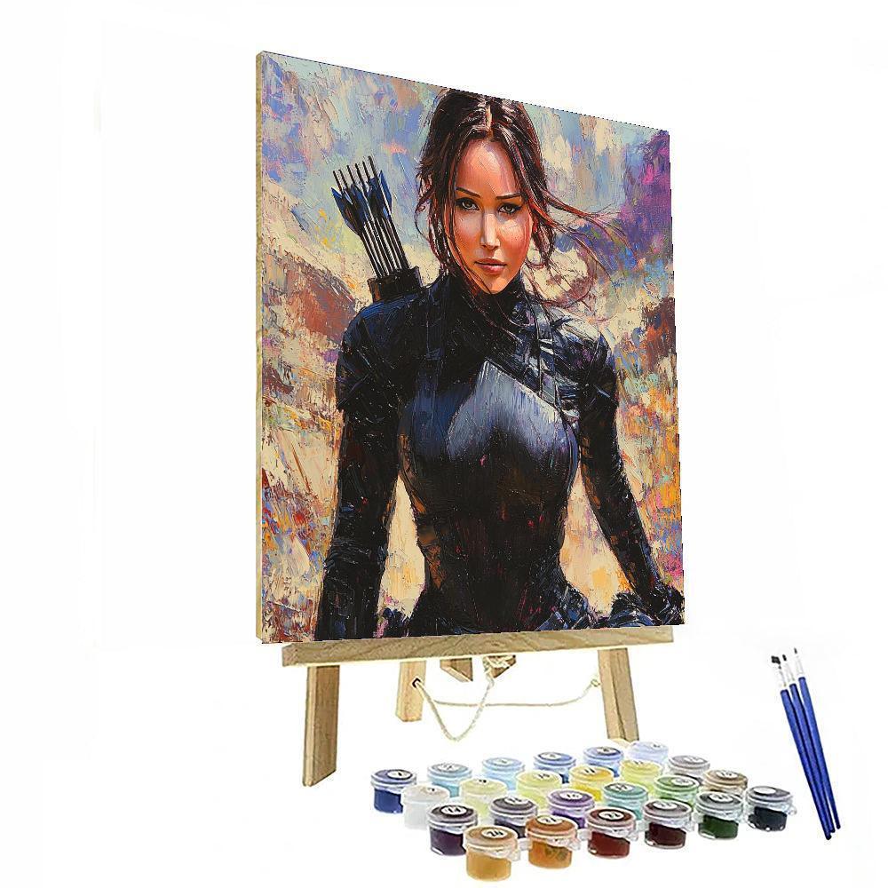 Jennifer Lawrence: From Hunger To Stardom Paint By Color