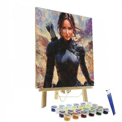 Jennifer Lawrence: From Hunger To Stardom Paint By Color