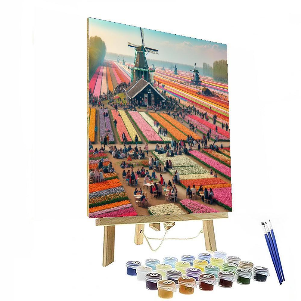 Keukenhof Flower Festival Paint By Numbers
