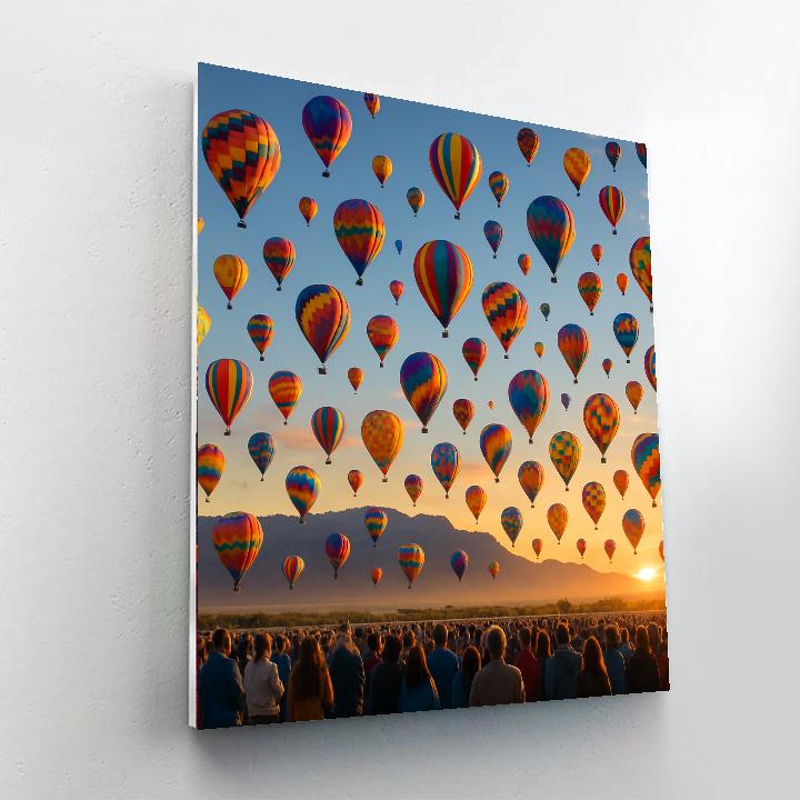 Balloon Fiesta - Albuquerque, New Mexico, Usa DIY Paint By Numbers