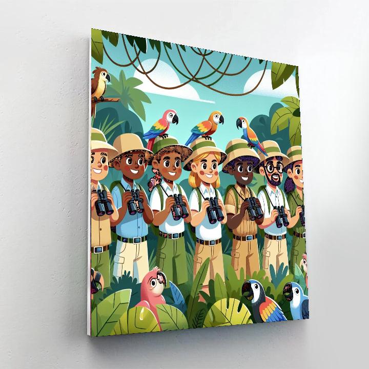 Eco-friendly Jungle Expedition Paint By Numbers