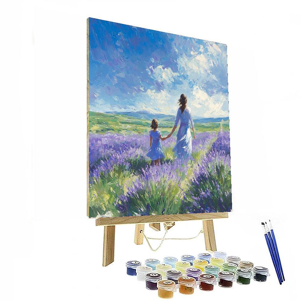 Fields Of Lavender Dreams Painting Number Kit