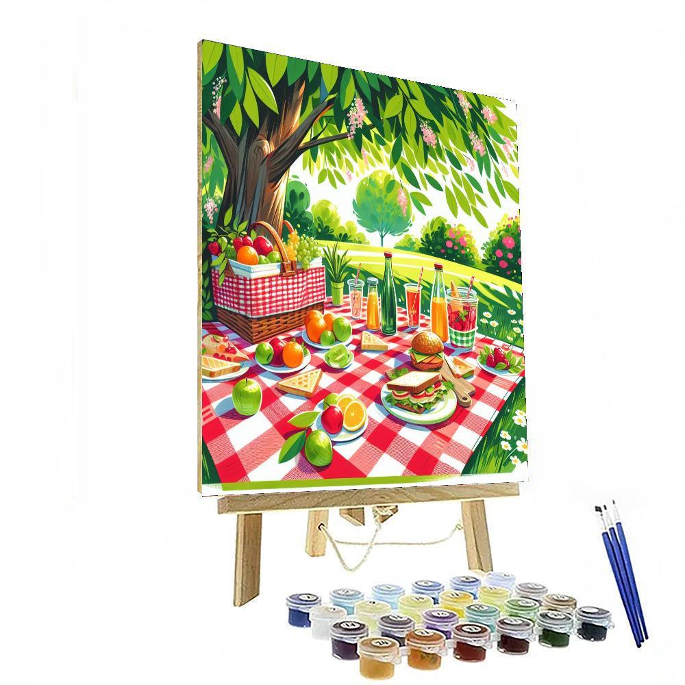 Summer Picnic Bliss Numbered Painting Kits
