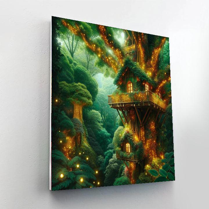 Ethereal Treehouse Retreat Paint By Number
