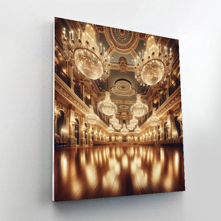 Elegant Crystal Ballroom DIY Paint By Numbers