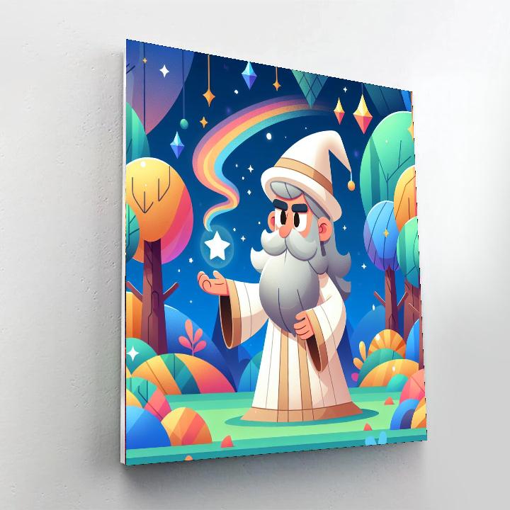 Mystical Wizard's Realm Paint By Numbers Kits