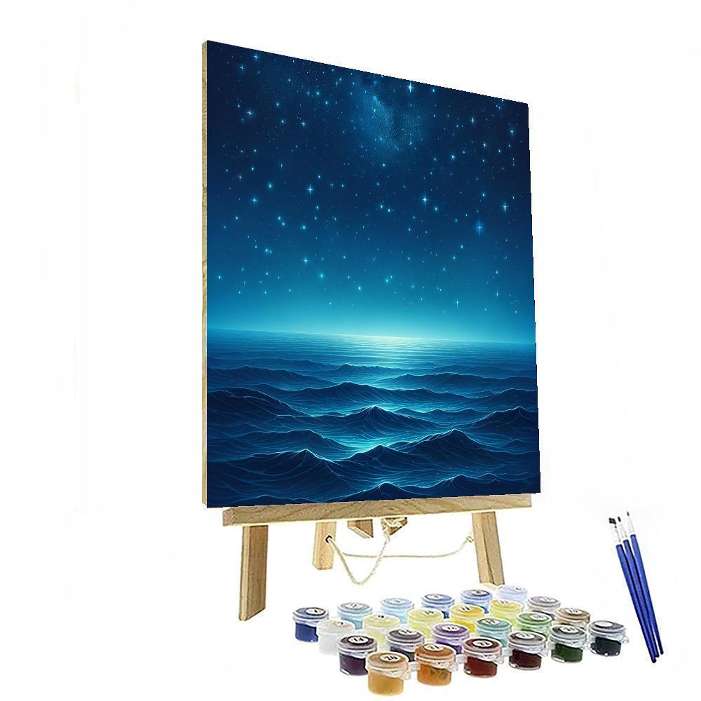 Starry Sea Voyage Paint By Number
