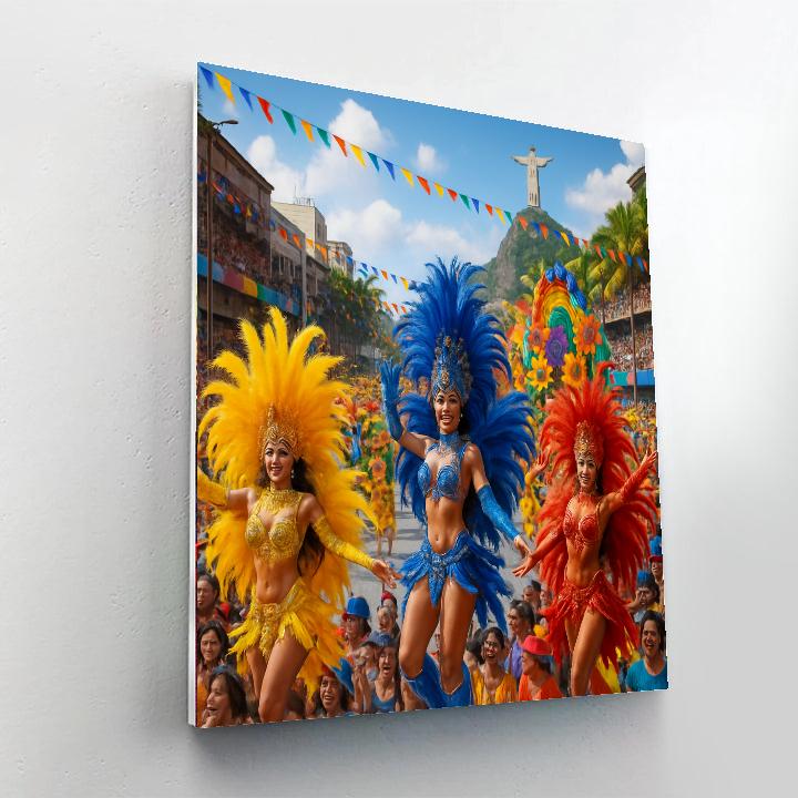 Carnival Of Rio - Rio De Janeiro Paint By Color