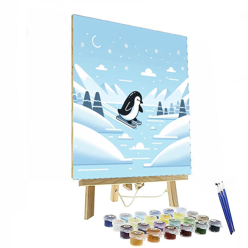 Frosty Polar Wonderland Painting By Numbers Kit