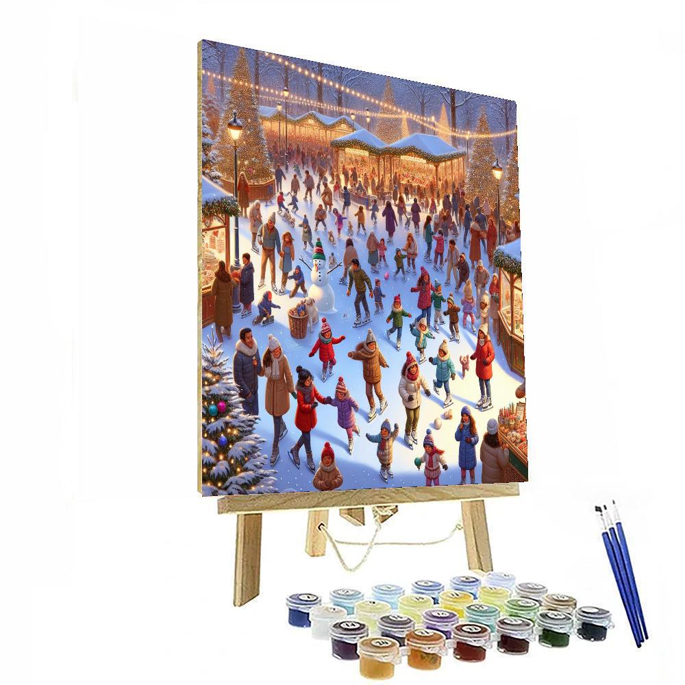 Tamworth Snowdome's Snowdome Christmas - England Paint By Numbers