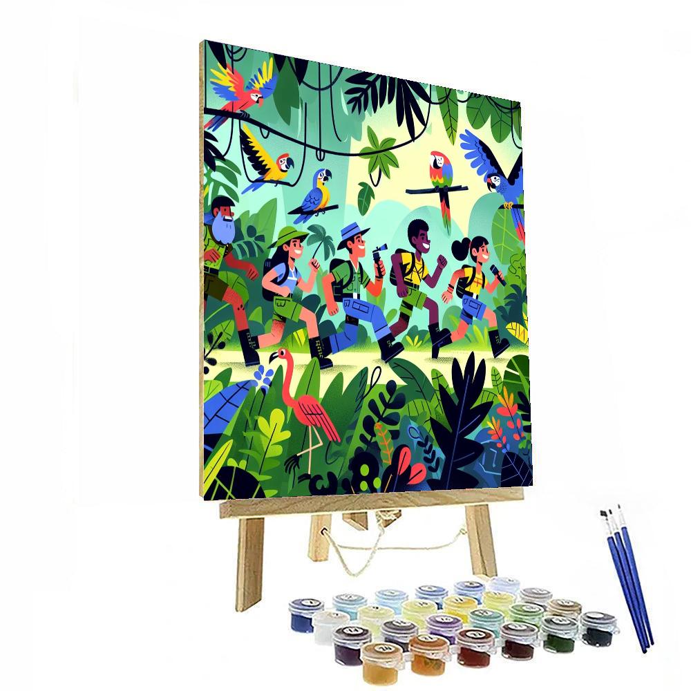 Jungle Survival Adventure DIY Paint By Numbers